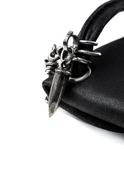 GUIDI GD01 Small Shoulder Envelope Bag Tasche calf leather black hide m 4