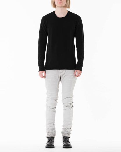 LABEL UNDER CONSTRUCTION LUC 26YMSW104 WS16 RG 38 9 Men Perspective Sweater Herren Pulli Pullover Sweatshirt cashmere black hide m 3