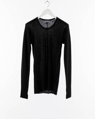 LABEL UNDER CONSTRUCTION LUC 30YXSW149 WS35 RG 38 9 Men Arched Long Sweater Herren Pulli Pullover cashmere silk black hide m 2