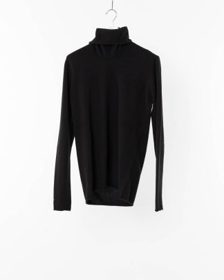 LABEL UNDER CONSTRUCTION LUC 34YMSW224 WS16 RG 38 9 Men Punched Cylindric High Neck Sweater Herren Pulli Pullover Sweatshirt cashmere black hide m 2