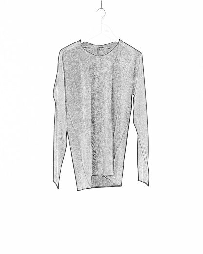 LABEL UNDER CONSTRUCTION LUC Men 38YXSW152 WS23 RG 389 Arched Sweater Lightweight Herren Pulli Sweatshirt Pullover cashmere silk black hide m 1