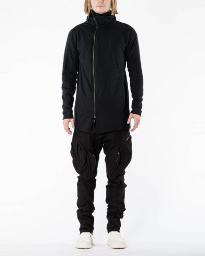 LEON EMANUEL BLANCK LEB Men Distortion Zipped Hoody DIS M HOZ 01 Herren Jacket Jacke Zipper Sweater cotton black hide m 5