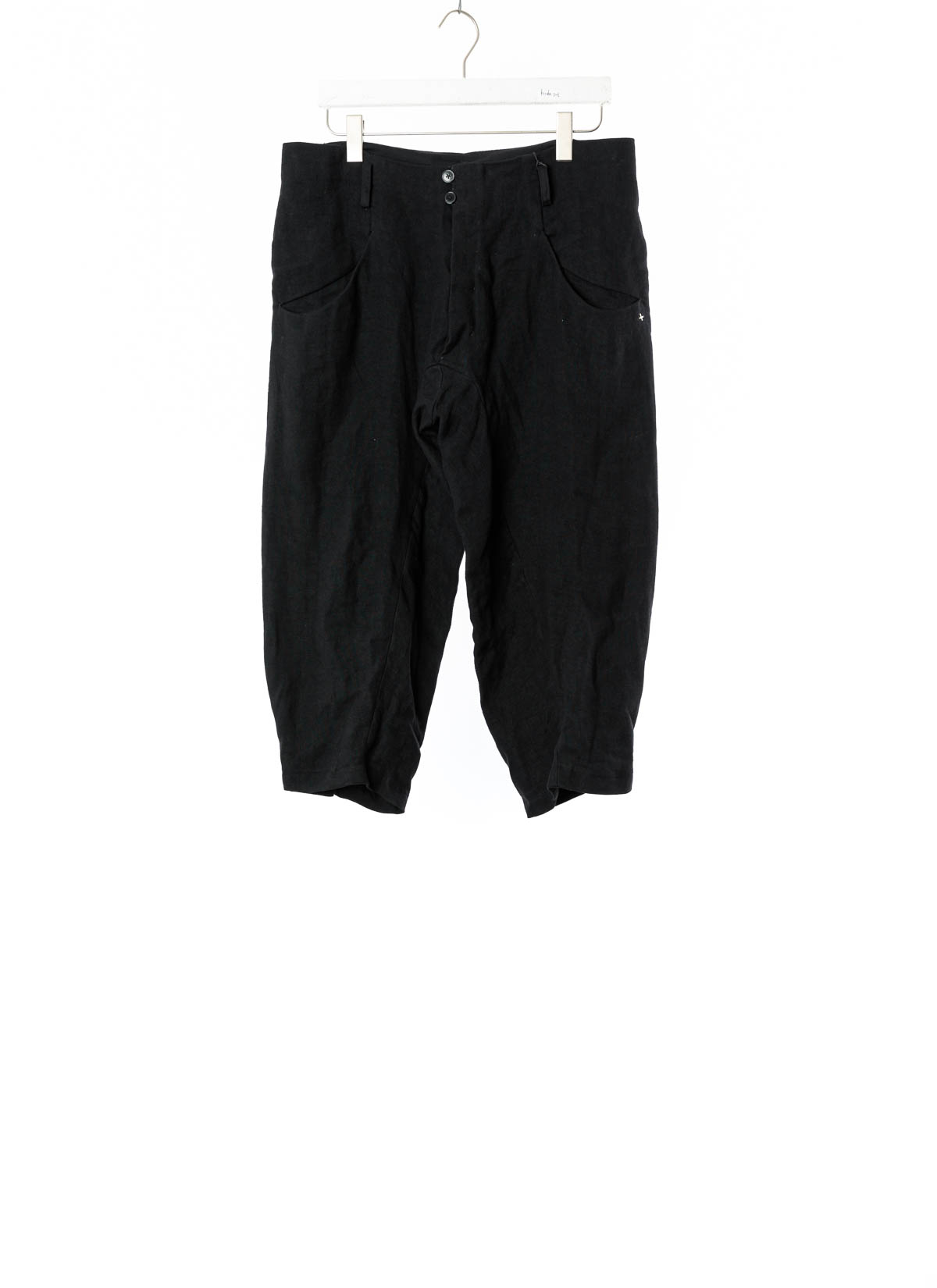hide-m | M.A+ Men Pinched 4 Pocket Short Pants P455C, black