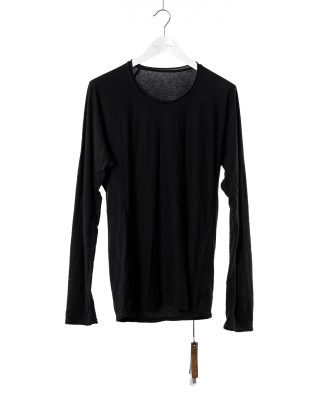 LAYER 0 Alessio Zero Men Longsleeve Tshirt heren langarm shirt tee cotton black hide m 2