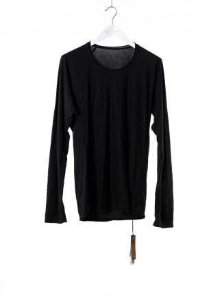 hide-m | LAYER-0 Men Long Sleeve T-Shirt 75, black cotton