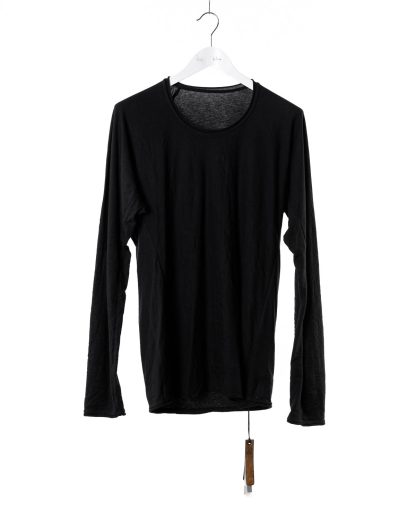LAYER 0 Alessio Zero Men Longsleeve Tshirt heren langarm shirt tee cotton black hide m 2