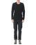 LAYER 0 Alessio Zero Men Longsleeve Tshirt heren langarm shirt tee cotton black hide m 3