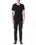 LAYER 0 Men Short Sleeve T Shirt 75 black cotton hide m 3