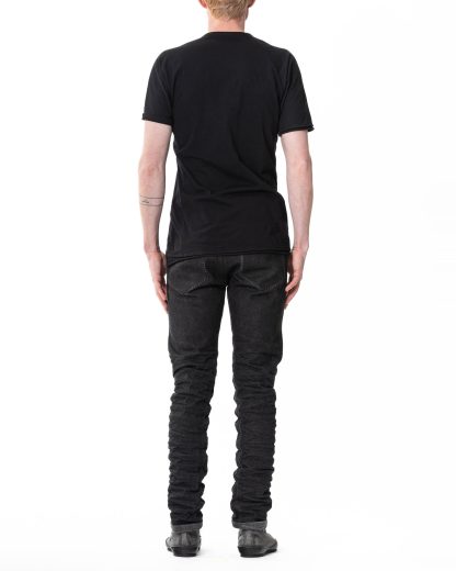 LAYER 0 Men Short Sleeve T Shirt 75 black cotton hide m 5