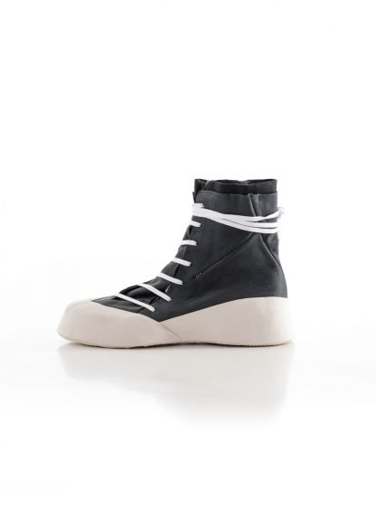 LEON EMANUEL BLANCK Distortion Featherweight High Top Sneaker DIS M HTS 01 horse leather sharpend dark grey hide m 3