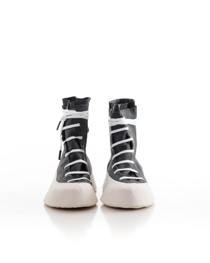 LEON EMANUEL BLANCK Distortion Featherweight High Top Sneaker DIS M HTS 01 horse leather sharpend dark grey hide m 4