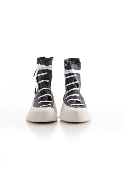 LEON EMANUEL BLANCK Distortion Featherweight High Top Sneaker DIS M HTS 01 horse leather sharpend dark grey hide m 4