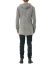 MA Macross Maurizio Amadei Men Long Hooded Zipped Jacket J222DZHL JME Herren Jacke cotton ea carbon light grey hide m 7