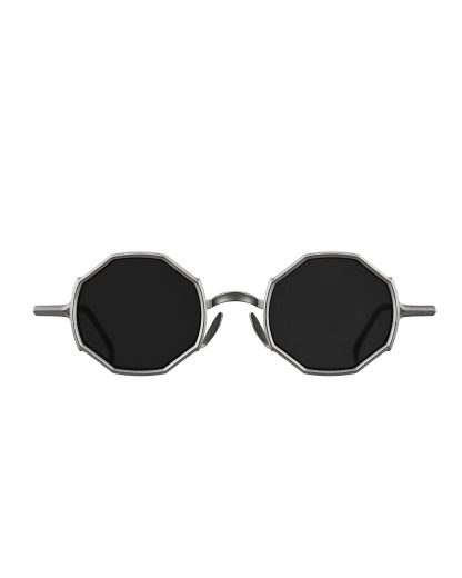 RIGARDS RG0088ST Sun Glasses Sunglasses Eyewear Sonnenbrille Brille vintage black dark grey lens stainless steel hide m 1