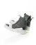 BORIS BIDJAN SABERI BBS men BAMBA3.1 high top zip sneaker shoe boot herren schuh object dyed hand treated nat white tan cow leather perforated ink grey hide m 7