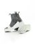 BORIS BIDJAN SABERI BBS men BAMBA3.1 high top zip sneaker shoe boot herren schuh object dyed hand treated nat white tan cow leather perforated ink grey hide m 9