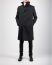 BORIS BIDJAN SABERI BBS COAT1 MID FIF10008 men coat jacket herren jacke mantel cotton black hide m 4