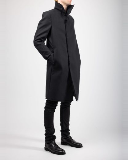 d*様 boris bidjan saberi COAT MID hide-m | Boris Bidjan Saberi COAT 1 MID - exclusively, black cotton