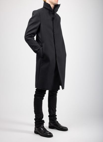 BORIS BIDJAN SABERI BBS COAT1 MID FIF10008 men coat jacket herren jacke mantel cotton black hide m 5