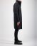 BORIS BIDJAN SABERI BBS COAT1 MID FIF10008 men coat jacket herren jacke mantel cotton black hide m 6