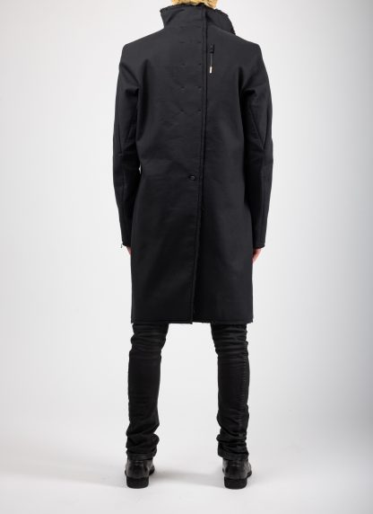 BORIS BIDJAN SABERI BBS COAT1 MID FIF10008 men coat jacket herren jacke mantel cotton black hide m 7