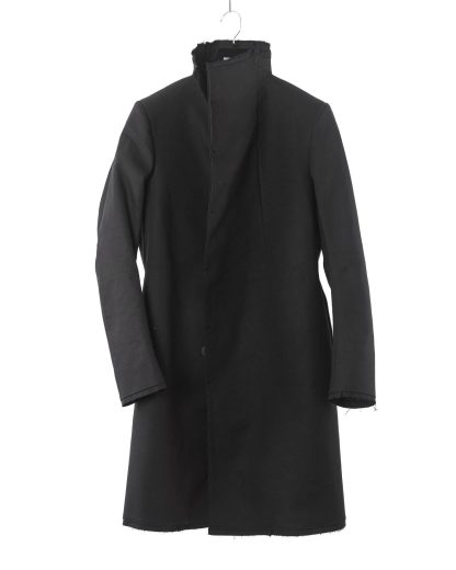 BORIS BIDJAN SABERI COAT1 MID FIF10008 men coat jacket herren mantel jacke exclusively exclusive cotton black hide m 2