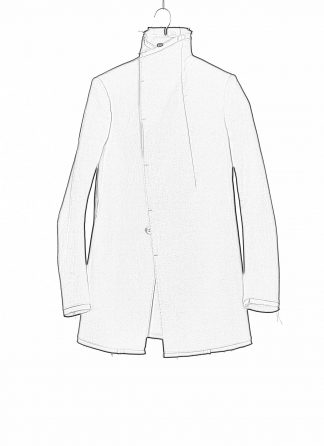 BORIS BIDJAN SABERI COAT1 SHORT FIF10008 men coat jacket herren mantel jacke exclusively exclusive cotton black hide m 1