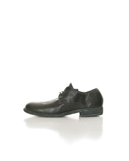 GUIDI Men 992 Classic Derby Shoe Herren Schuh kangaroo full grain leather CV31T military green grey hide m 3