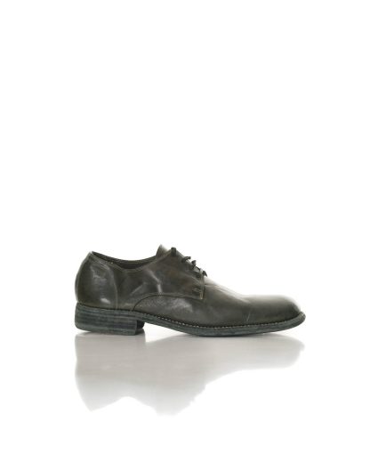 GUIDI Men 992 Classic Derby Shoe Herren Schuh kangaroo full grain leather CV31T military green grey hide m 4