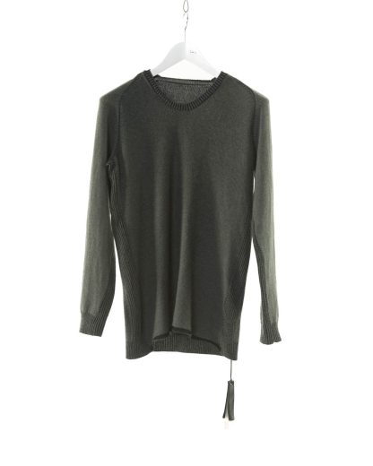 LAYER 0 RN Sweater round neck men herren pulli pullover green grey hide m 2