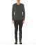 LAYER 0 RN Sweater round neck men herren pulli pullover green grey hide m 3