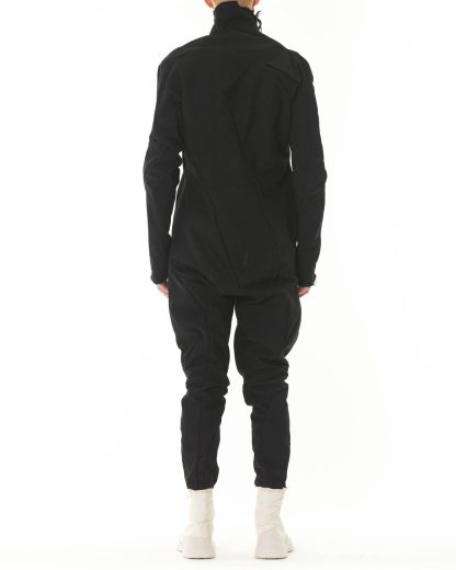LEON EMANUEL BLANCK LEB Distortion Chemsuit DIS M CHEM 01 men overall jumpsuit herren pants cotton black hide m 6