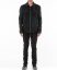 BORIS BIDJAN SABERI BBS TEJANA1.3 FKU10001 FMM20020 T men jacket herren jacke exclusively cotton perforated horse leather full black hide m 5