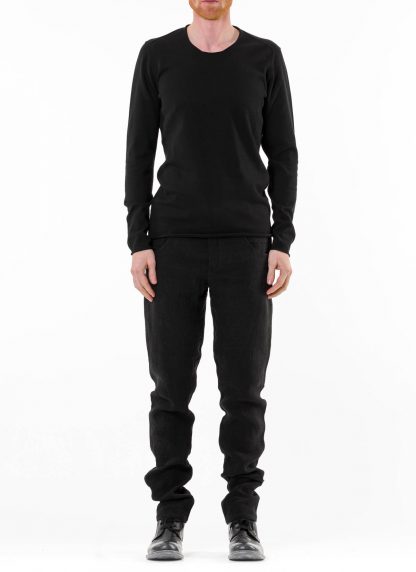 LABEL UNDER CONSTRUCTION Men Primary Sweater Herren Pulli Pullover Sweatshirt 39YMSW35 ZER3 W 39BK cotton black hide m 3