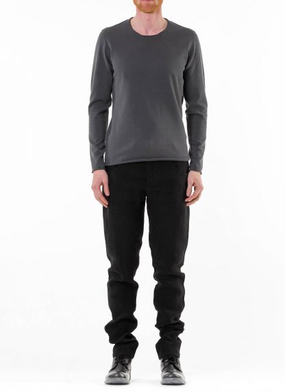 LABEL UNDER CONSTRUCTION Men Primary Sweater Herren Pulli Pullover Sweatshirt 39YMSW35 ZER3 W 39MG cotton medium grey hide m 3