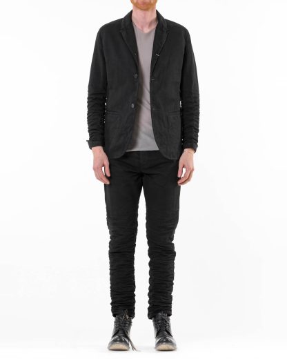 LAYER 0 Alessio Zero Men 2 Button H Blazer Jacket S22 3 5 Herren Blazer Jacke cotton black hide m 3