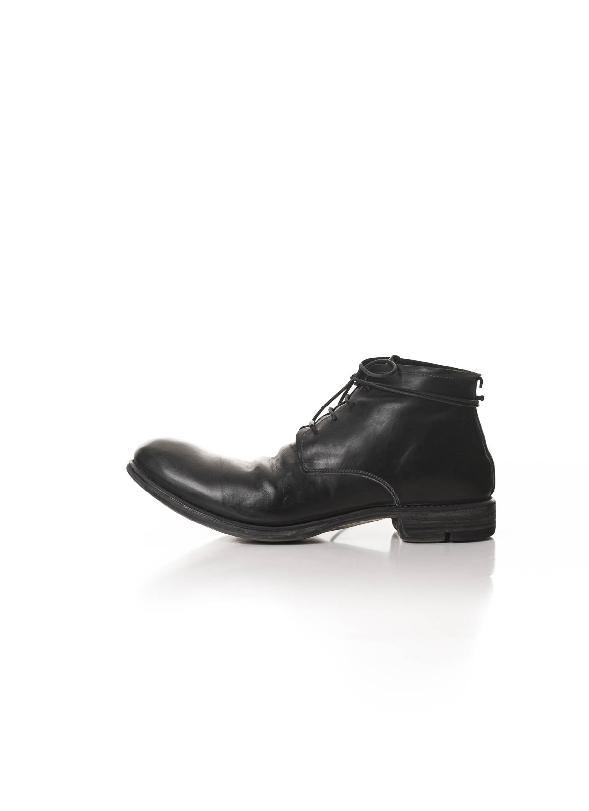 hide-m | LAYER-0 Men Classic Ankle Boot 1.5 H10, black horse leather