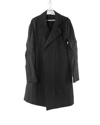 hide-m | Leon Emanuel Blanck Distortion Curved Hooded Coat