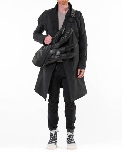 LEON EMANUEL BLANCK LEB Distortion Handbag DIS HAND 01 Tasche Bag horse full grain leather black hide m 5