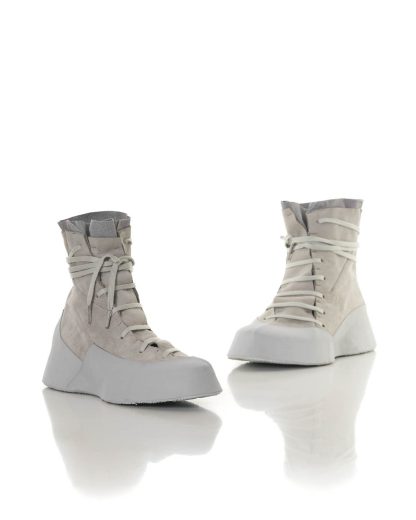 LEON EMANUEL BLANCK LEB Men Distortion Featherweight High Top Sneaker DIS M HTS 01 herren schuh stiefel shoe boot grey rubber sole grey buffalo leather hide m 7
