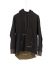 TAICHI MURAKAMI Men Moment Sweat Parka Oversize Hooded Sweater Herren Hoody DNA Paper Fleece printed paper cotton black olive hide m 2