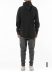 TAICHI MURAKAMI Men Moment Sweat Parka Oversize Hooded Sweater Herren Hoody DNA Paper Fleece printed paper cotton black olive hide m 6