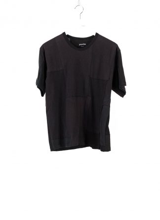 PROPOSITION CLOTHING CL 0157 Men TShirt overdyed patched unpatched cotton jersey black grey hide m 2