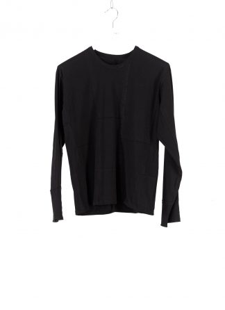 PROPOSITION CLOTHING CL 0173 Men Long Sleeve Top Shirt Tshirt Herren overdyed patched organic bamboo cotton jersey black hide m 2