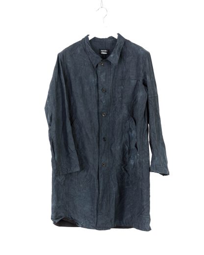 PROPOSITION CLOTHING Men CL 0165 Dust Coat Herren Mantel patched overdyed vintage sail cotton grey hide m 2