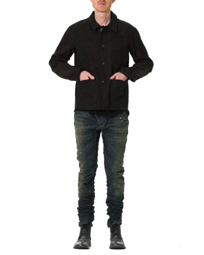 PROPOSITION CLOTHING Men CL 0191 Work Jacket military canvas bags herren jacke cotton black hide m 5