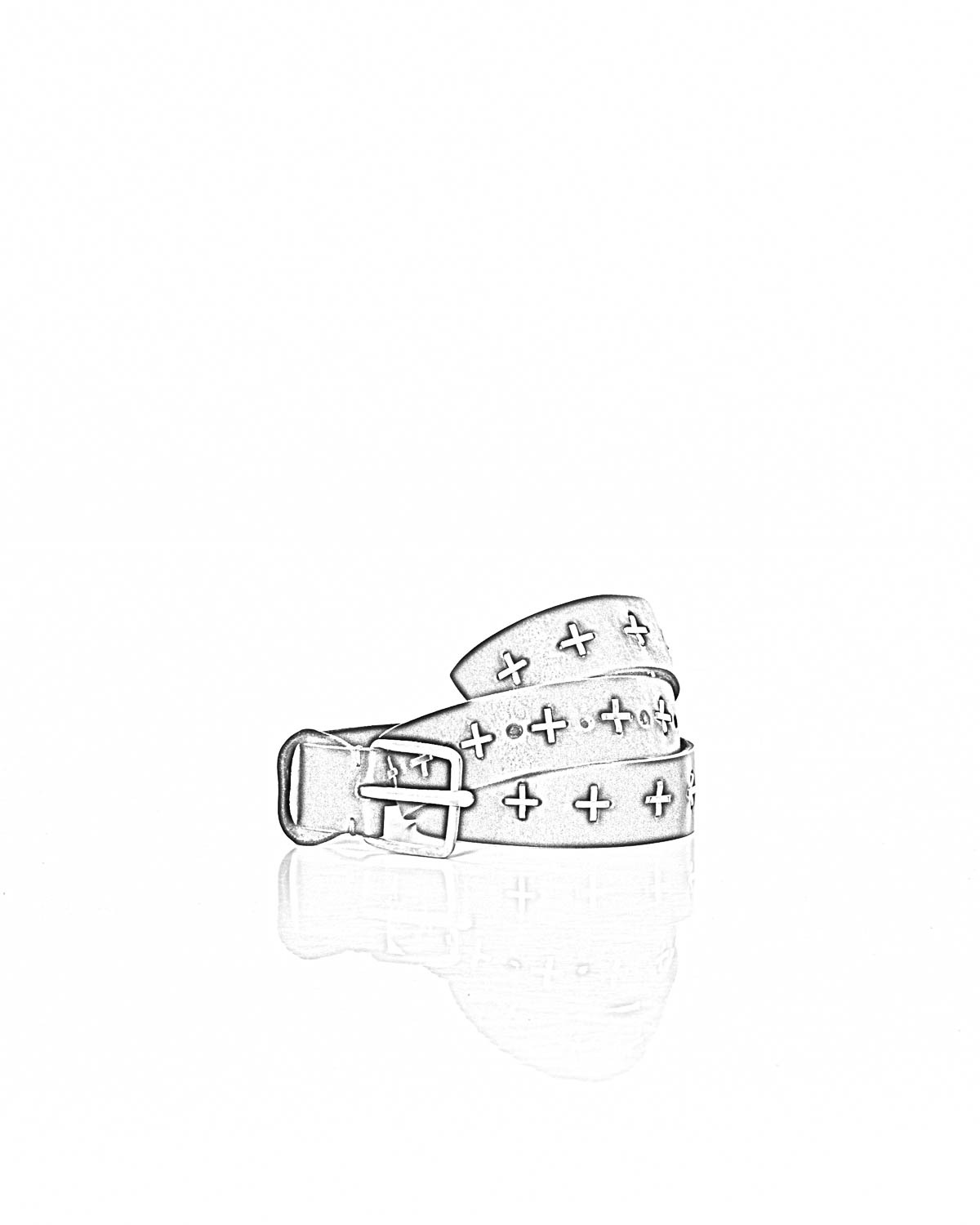 MA MACross Maurizio Amadei cross studded Q buckle wide belt EQ2E GR3.0 Leder Gurtel men women cow leather 925 sterling silver black hide m 2 MA MACross Maurizio Amadei cross studded Q buckle wide belt EQ2E GR3.0 Leder Gurtel men women cow leather 925 sterling silver black hide m 2
