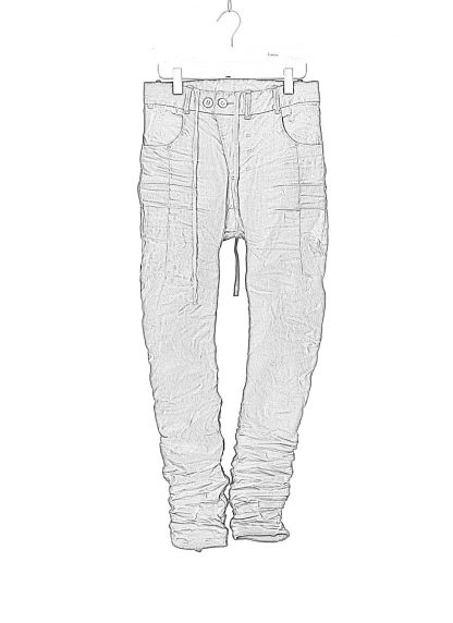 BORIS BIDJAN SABERI BBS men pants P13TF FKU10004 herren hose jeans trousers exclusively cotton pu wehr grun hide m 2
