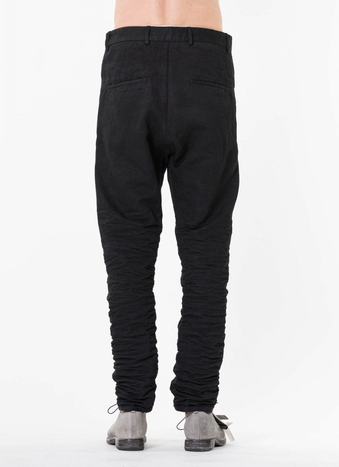 hidem LAYER0 Men Welt Pocket Pants 110, black cotton