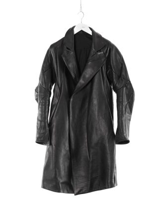 LEON EMANUEL BLANCK LEB Men Distortion Officer Coat DIS M OC 01 Herren Mantel Jacke Jacket guidi horse full grain lather black hide m 1
